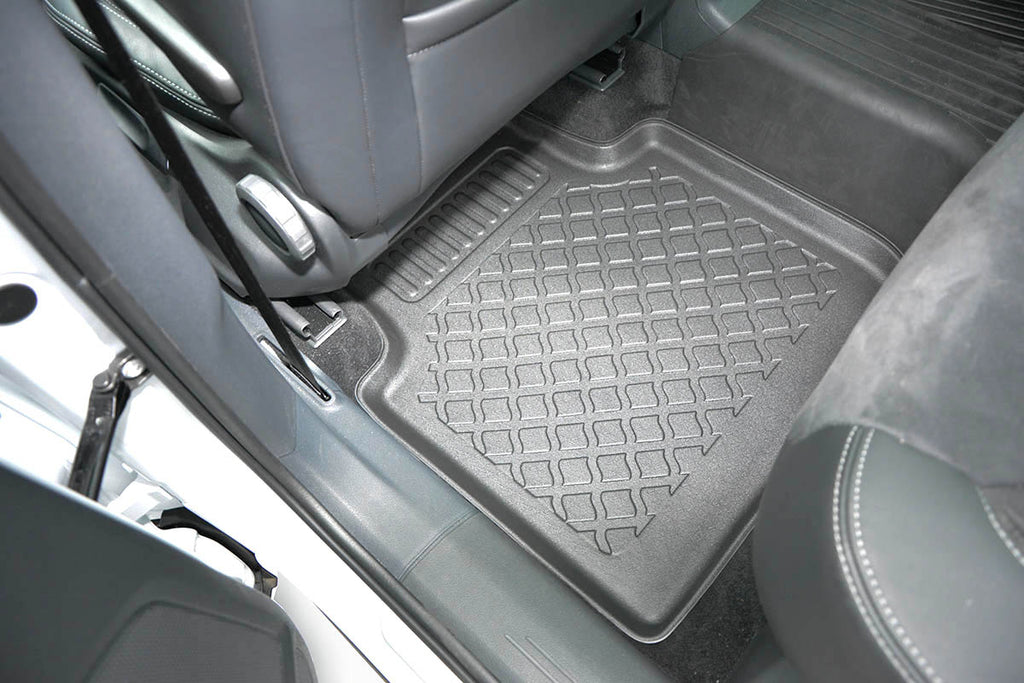 3D Automatten voor Skoda Kodiaq, Volkswagen Tiguan Allspace, Volkswagen Tarraco (vanaf 2017-) - TPE-Rubber - 4-delig