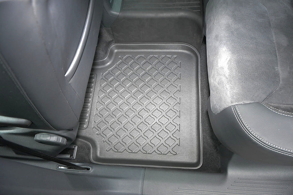 3D Automatten voor Skoda Kodiaq, Volkswagen Tiguan Allspace, Volkswagen Tarraco (vanaf 2017-) - TPE-Rubber - 4-delig
