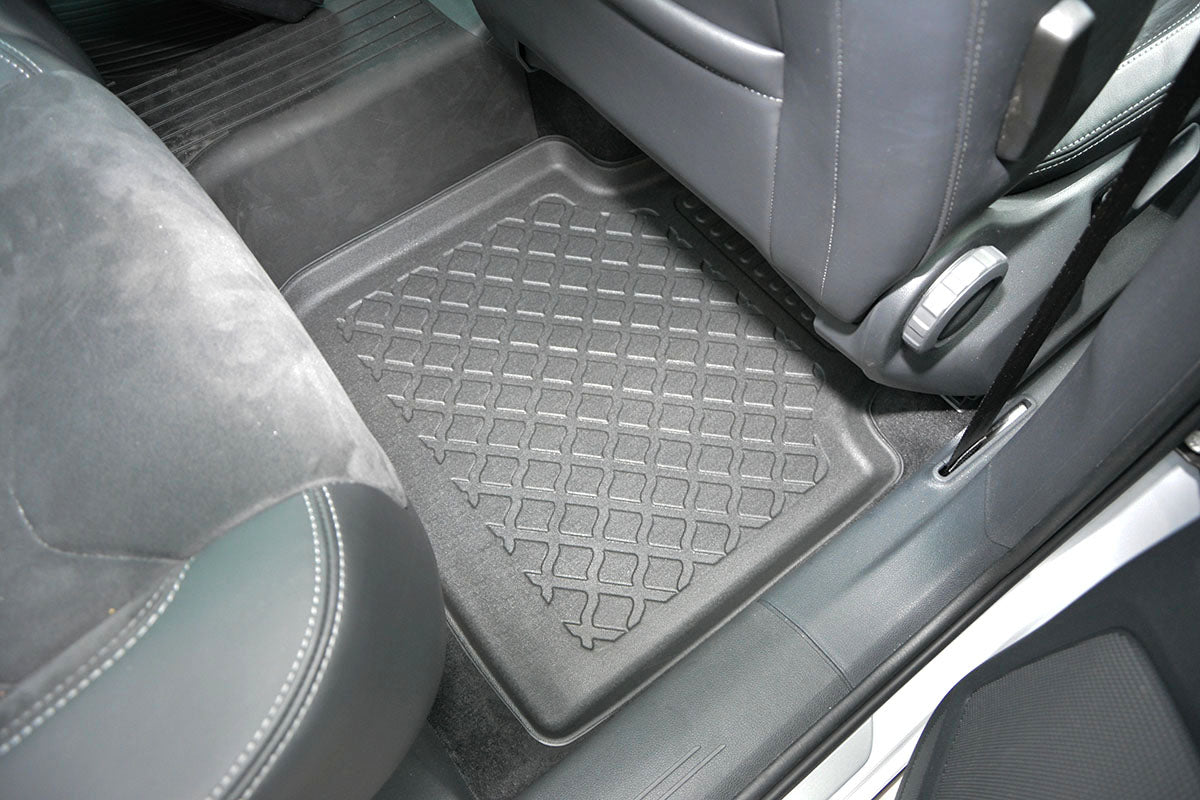 3D Automatten voor Skoda Kodiaq, Volkswagen Tiguan Allspace, Volkswagen Tarraco (vanaf 2017-) - TPE-Rubber - 4-delig