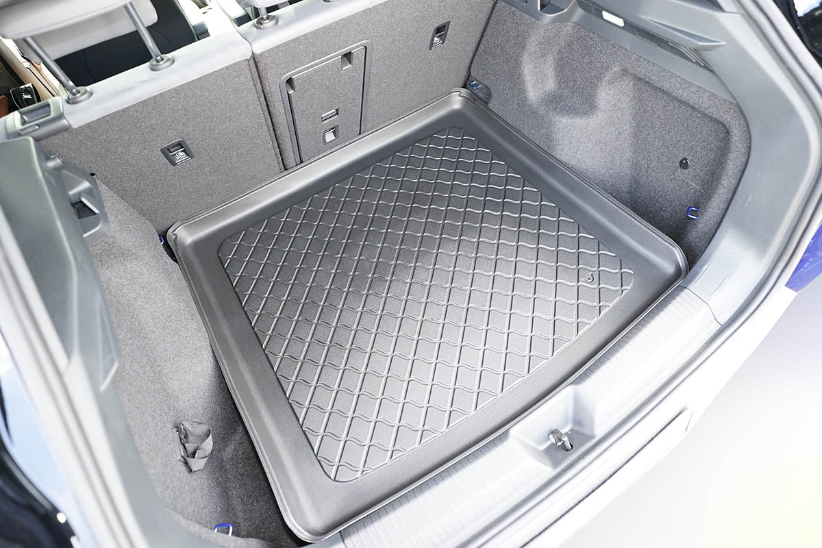 Guardliner kofferbakmat voor Volkswagen ID.4 en ID.5, Cupra Tavascan (vanaf 2020-), hoge laadvloer - TPE-Rubber