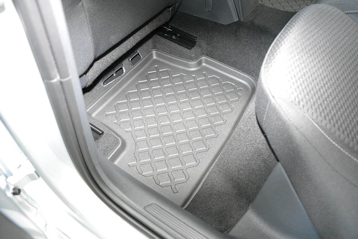 3D Automatten voor Audi A1, Seat Ibiza 6F, Arona, Skoda Fabia 4, Volkswagen Taigo en Polo 2G (vanaf 2017-) - TPE-Rubber - 4-delig