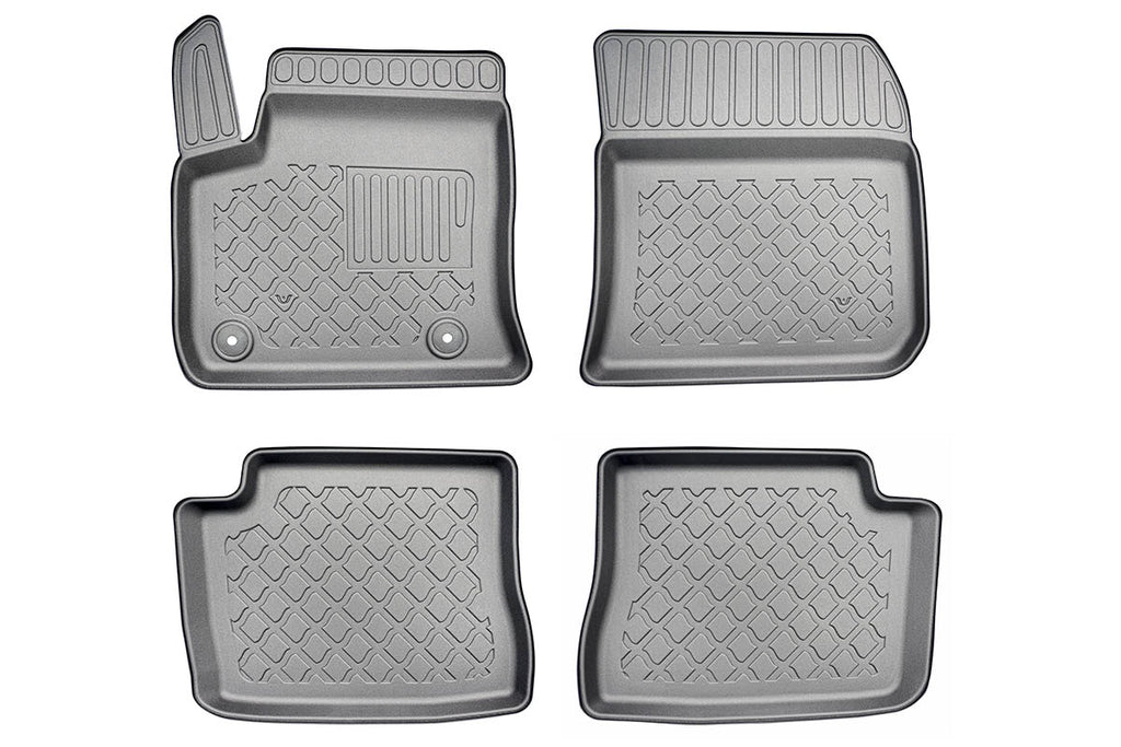 3D Automatten voor Opel Corsa-e, Mokka-e en Peugeot e-208 (vanaf 2020) (electric) - TPE-Rubber - 4-delig