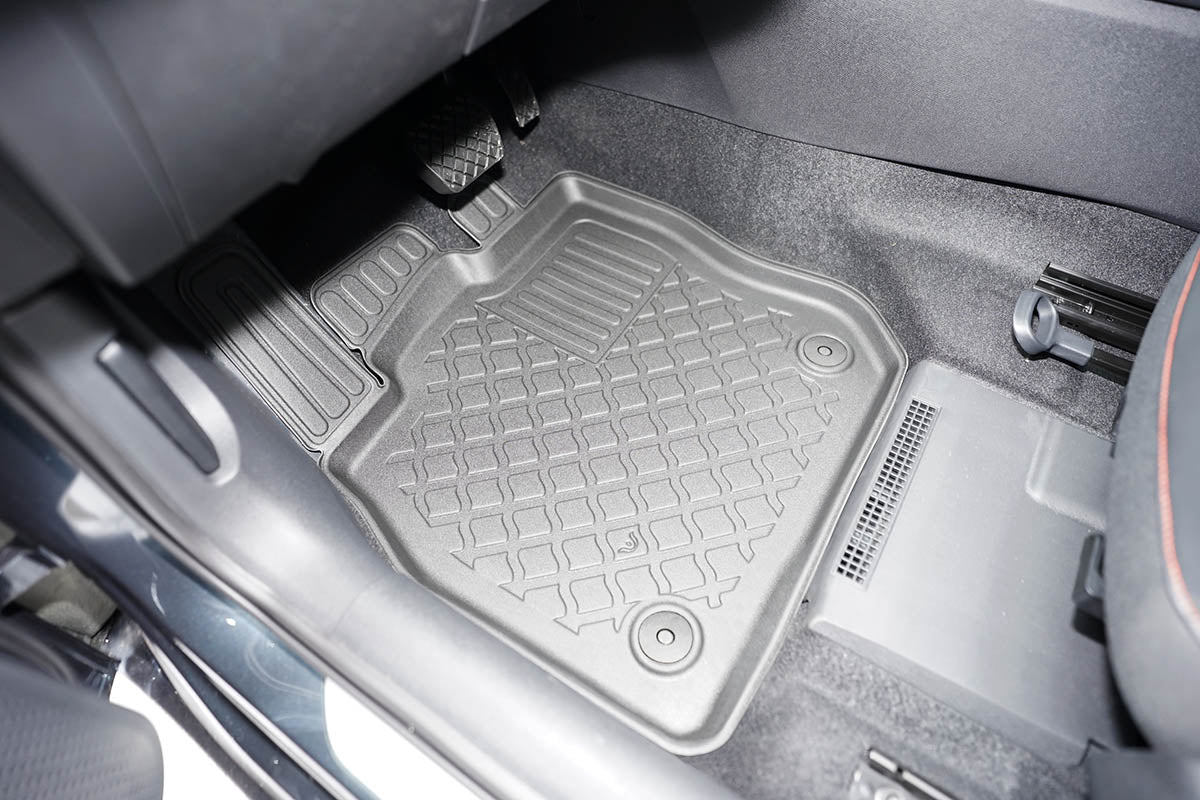 3D Automatten voor Volkswagen Golf 8 mHEV Hatchback (vanaf 11.2020-) - TPE-Rubber - 4-delig