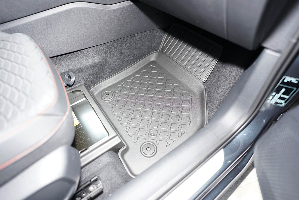 3D Automatten voor Volkswagen Golf 8 mHEV Hatchback (vanaf 11.2020-) - TPE-Rubber - 4-delig
