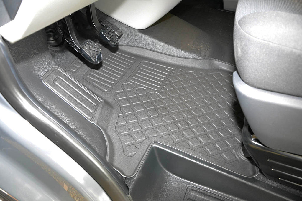3D Automatten voor Volkswagen T5, T6 en T6.1 (2003-2024) - TPE-Rubber - 2-delig