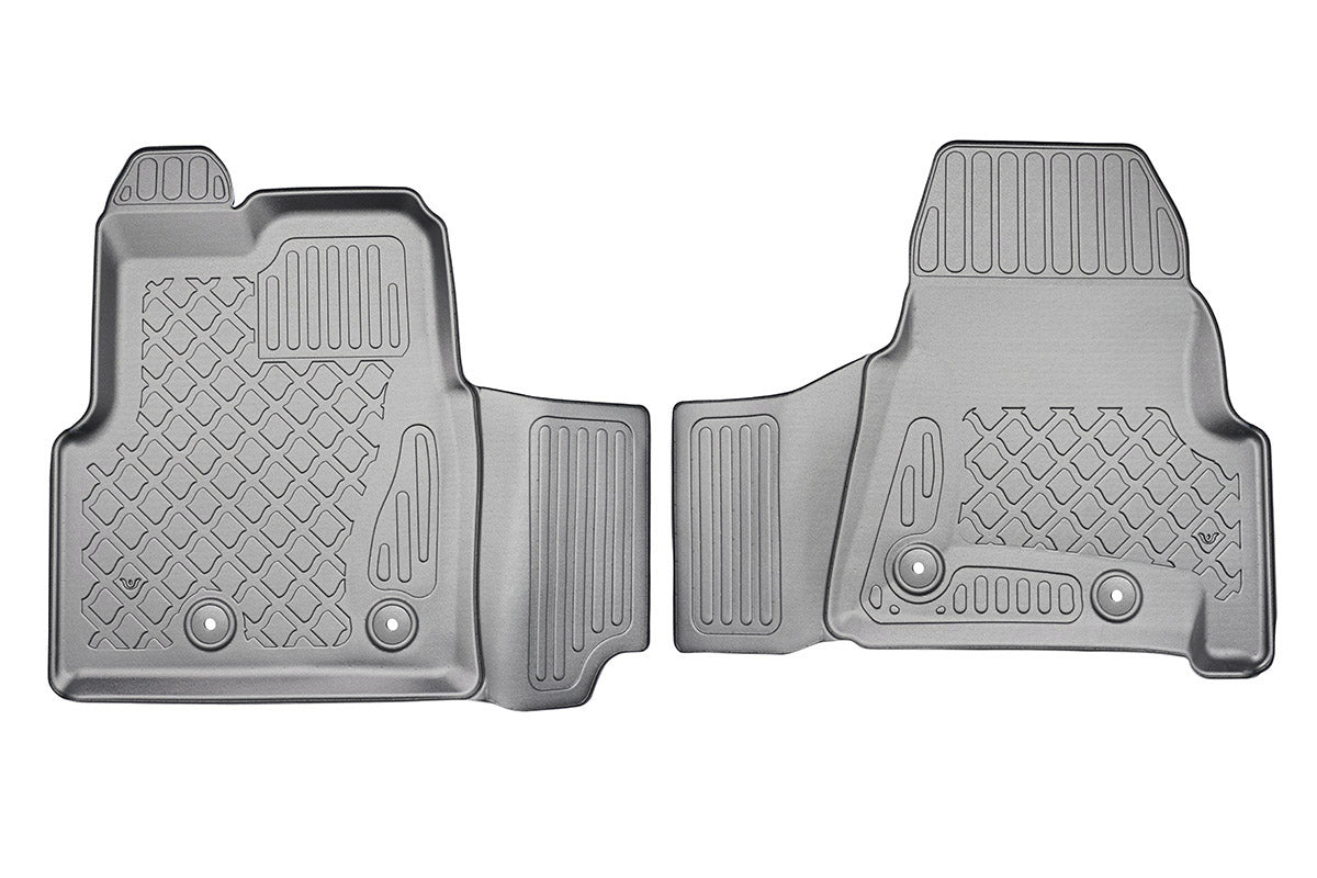 3D Automatten voor Ford Transit Custom (2013-2023), Handschakel - TPE-Rubber - 2-delig