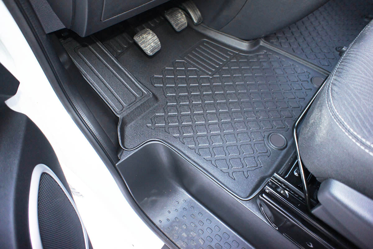 3D Automatten voor Opel Vivaro B, Renault Trafic (X82) en Fiat Talento 3 (vanaf 2014-) - TPE-Rubber - 2-delig