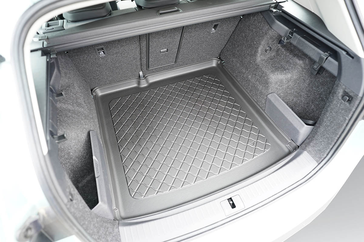 Guardliner kofferbakmat voor Skoda Enyaq iV (ook Coupe) vanaf 2021- (ook facelift na 2025), lage laadvloer - TPE-Rubber