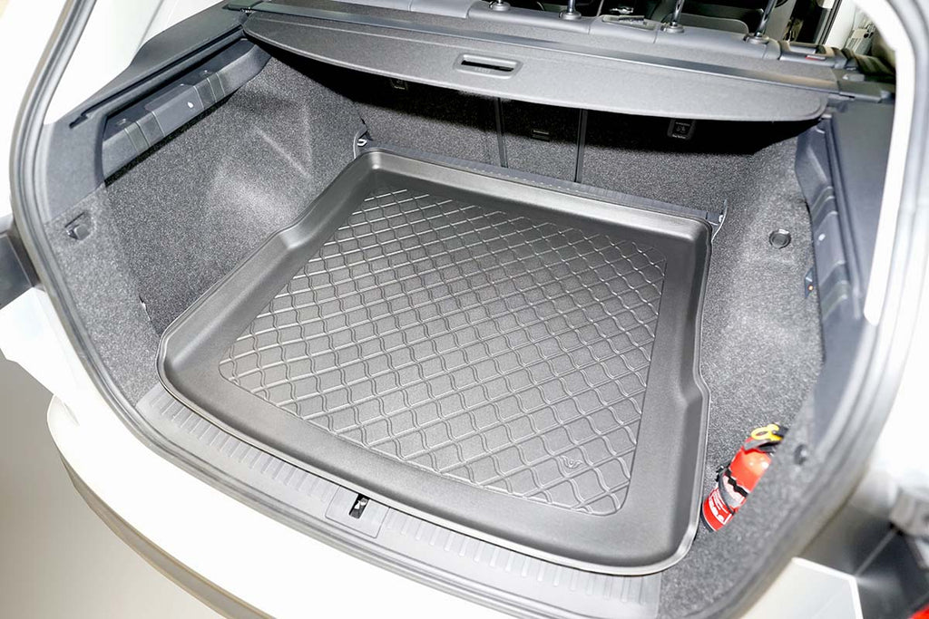 Guardliner kofferbakmat voor Skoda Enyaq iV (ook Coupe) vanaf 2021- (ook facelift na 2025), hoge laadvloer - TPE-Rubber