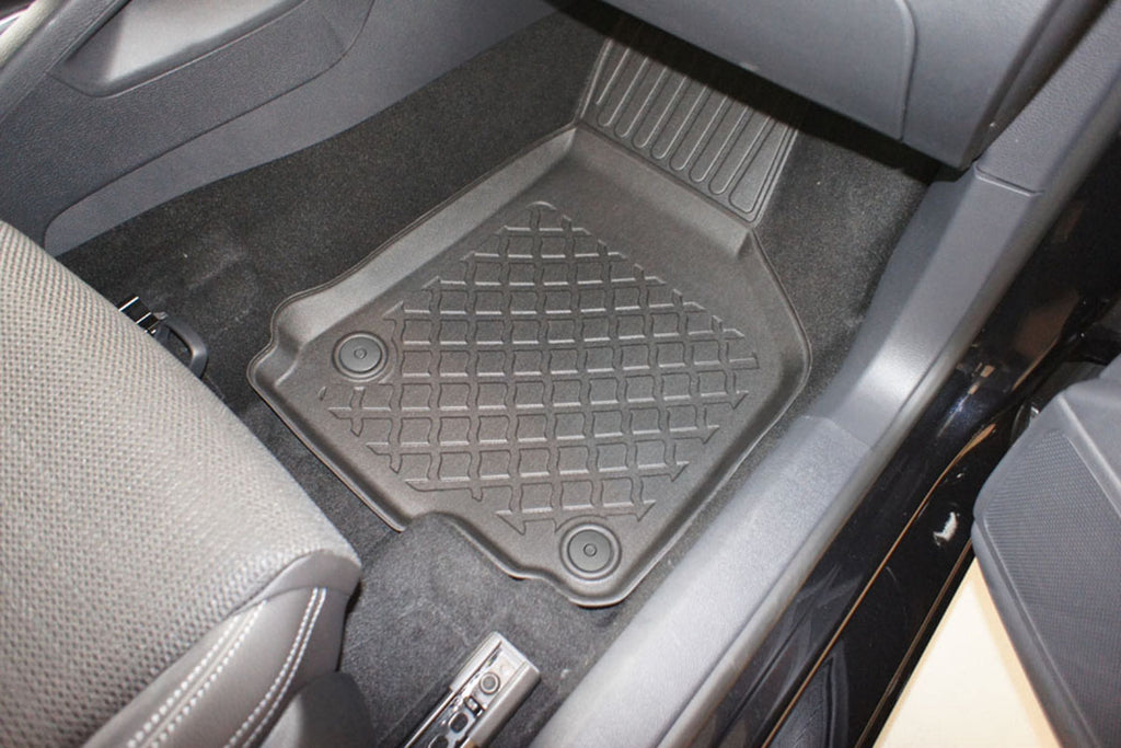 3D Automatten voor Volkswagen Golf 5, Golf 6, Jetta, Scirocco, Skoda Octavia 2 vanaf 2003 - TPE-Rubber - 4-delig