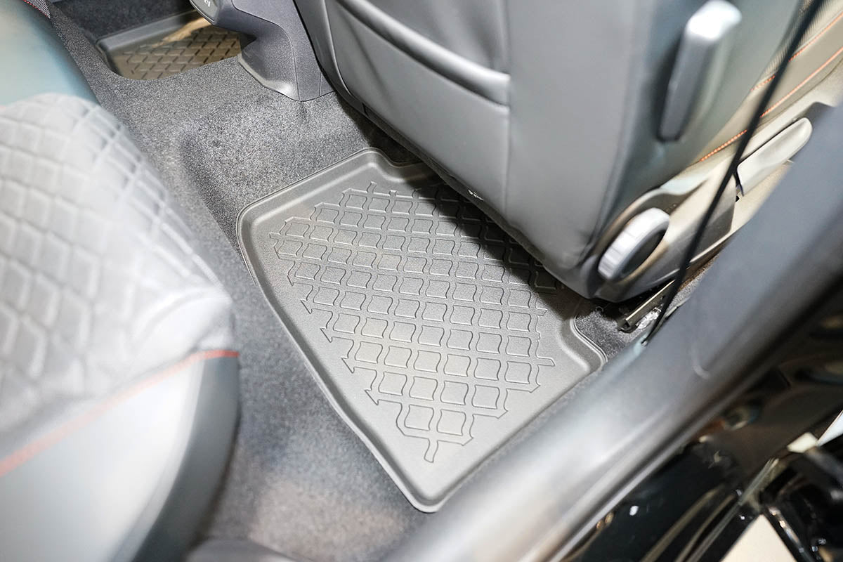 3D Automatten voor Seat Leon 4 (KL), Cupra Leon en Volkswagen Golf 8 Variant (vanaf 2020-) - TPE-Rubber - 4-delig