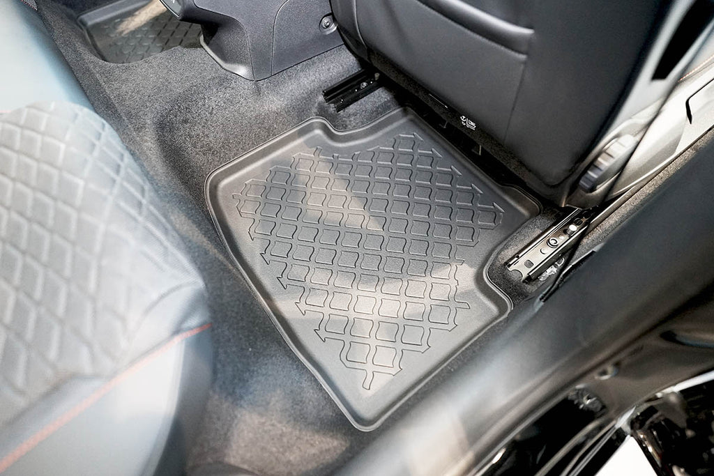 3D Automatten voor Seat Leon 4 (KL) MHEV en Volkswagen Golf 8 Variant MHEV (vanaf 2020-) - TPE-Rubber - 4-delig
