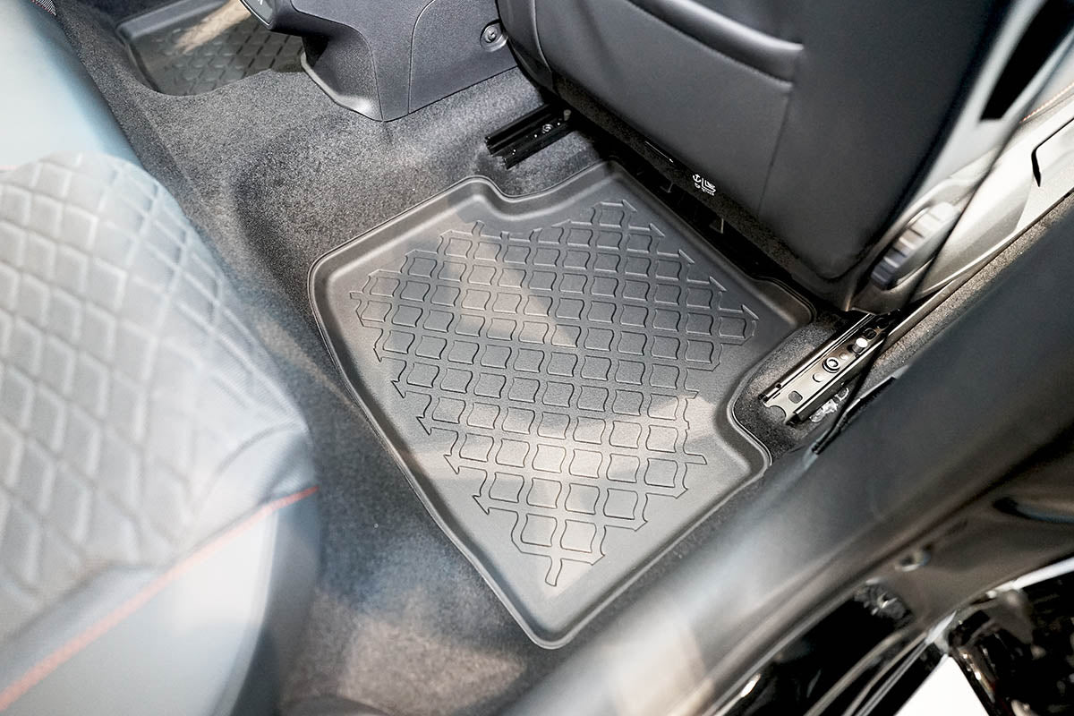 3D Automatten voor Seat Leon 4 (KL) MHEV en Volkswagen Golf 8 Variant MHEV (vanaf 2020-) - TPE-Rubber - 4-delig
