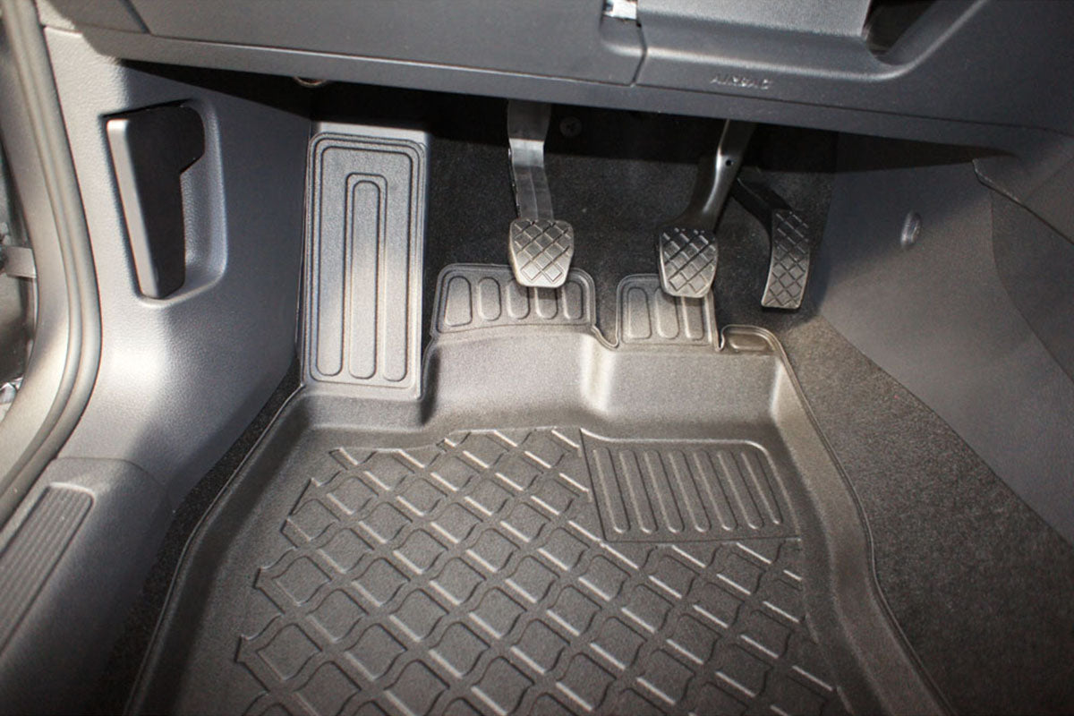 3D Automatten voor Volkswagen Golf 7, Golf 8 en Seat Leon 3 (5F) (vanaf 2012-) - TPE-Rubber - 4-delig