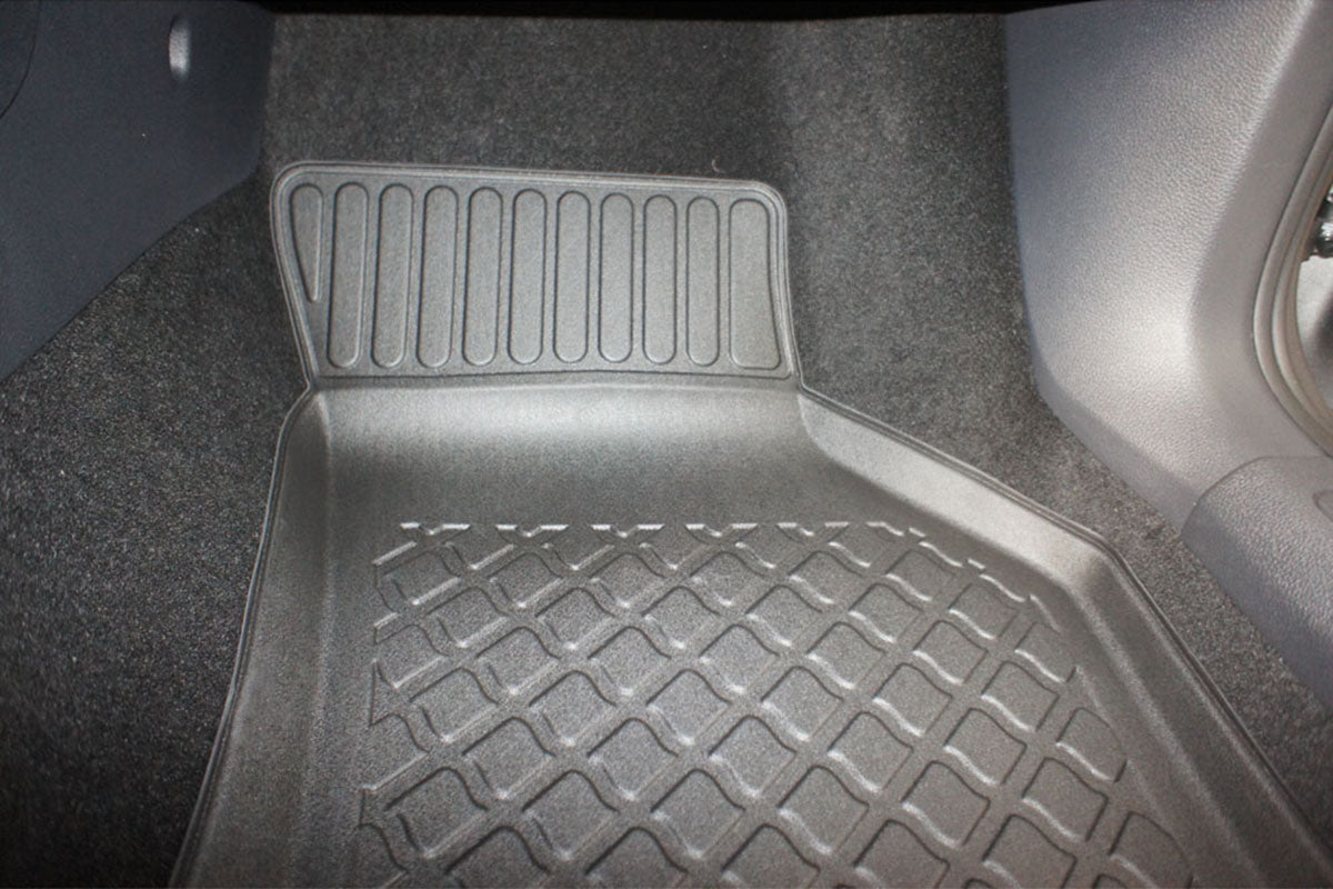 3D Automatten voor Volkswagen Golf 7, Golf 8 en Seat Leon 3 (5F) (vanaf 2012-) - TPE-Rubber - 4-delig