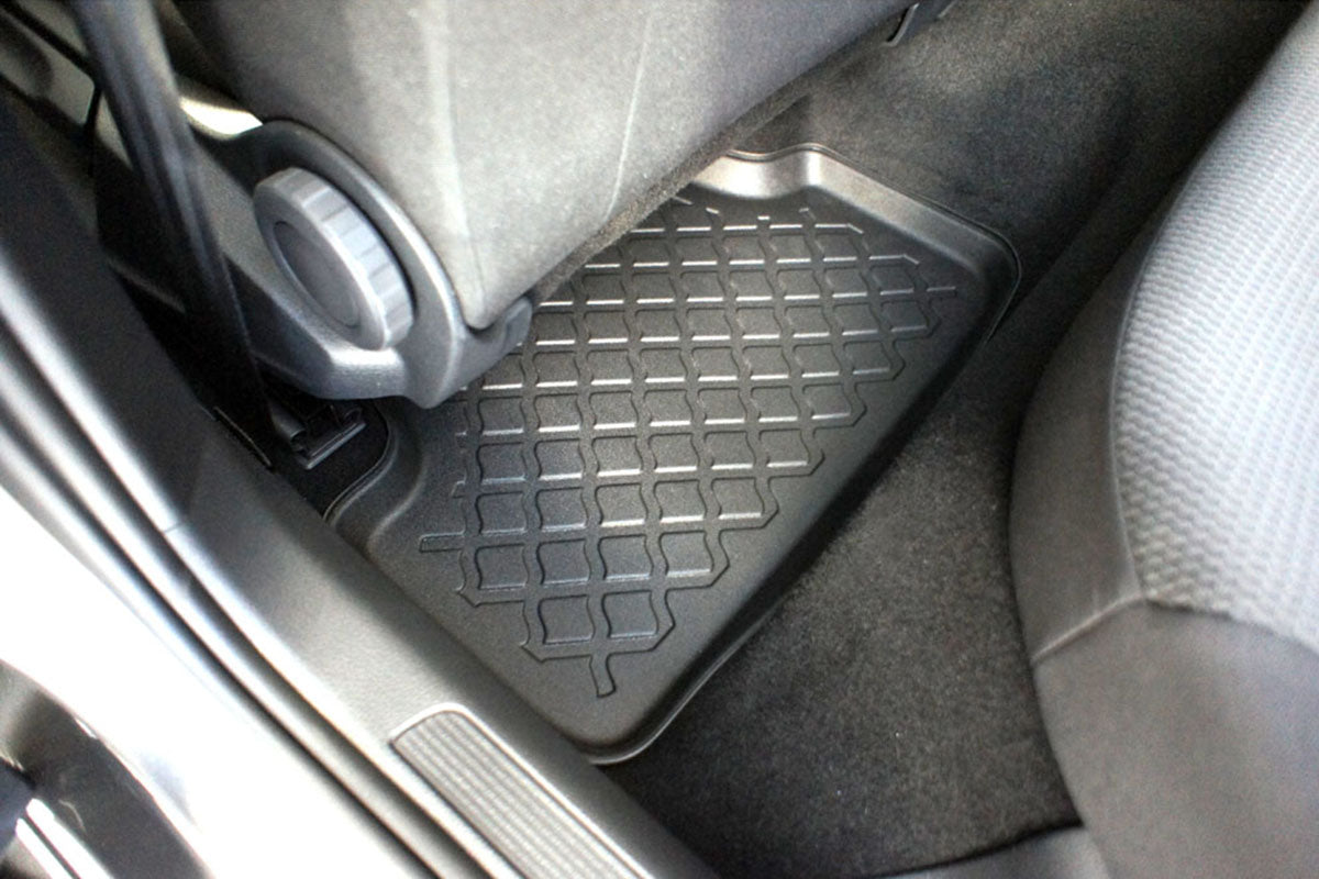 3D Automatten voor Volkswagen Golf 7, Golf 8 en Seat Leon 3 (5F) (vanaf 2012-) - TPE-Rubber - 4-delig