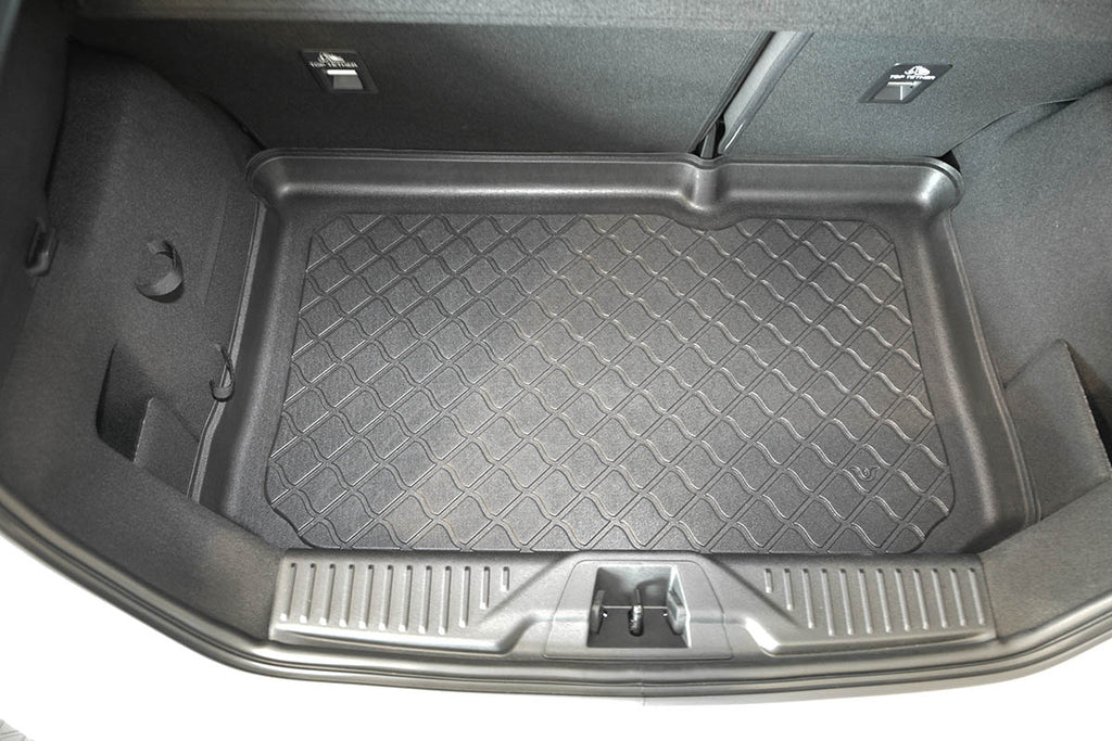 Guardliner kofferbakmat voor Ford Fiesta MK7 (07.2017-2024), lage laadvloer - TPE-Rubber