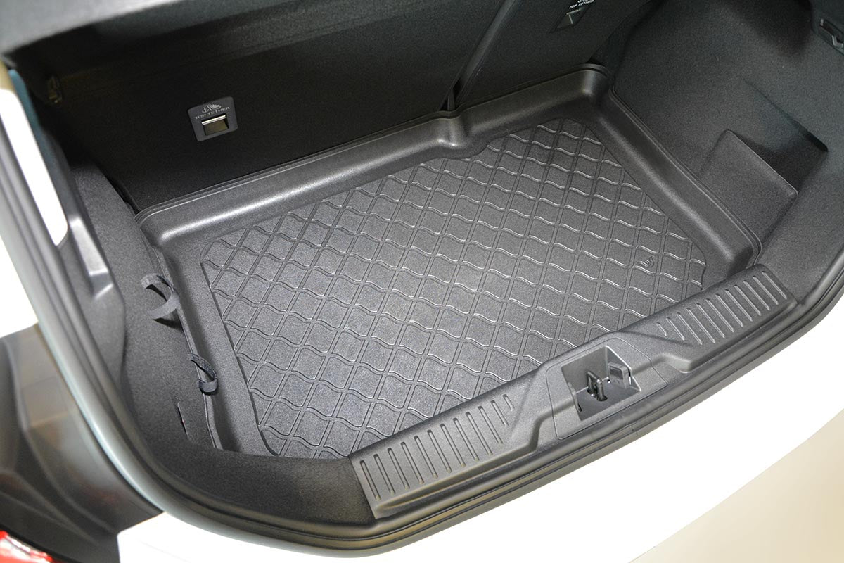 Guardliner kofferbakmat voor Ford Fiesta MK7 (07.2017-2024), lage laadvloer - TPE-Rubber