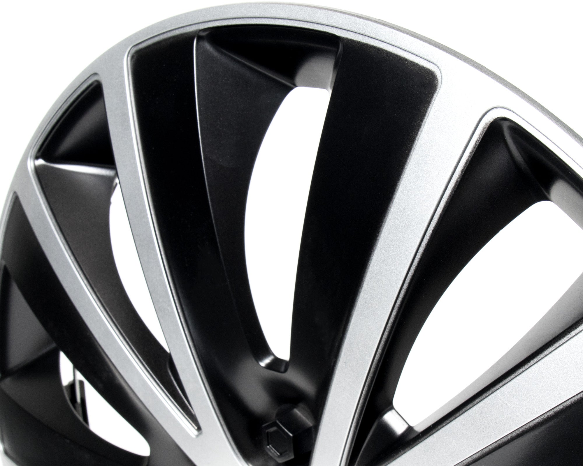 Wieldoppen Rapide zilver zwart 13 inch - 4 stuks