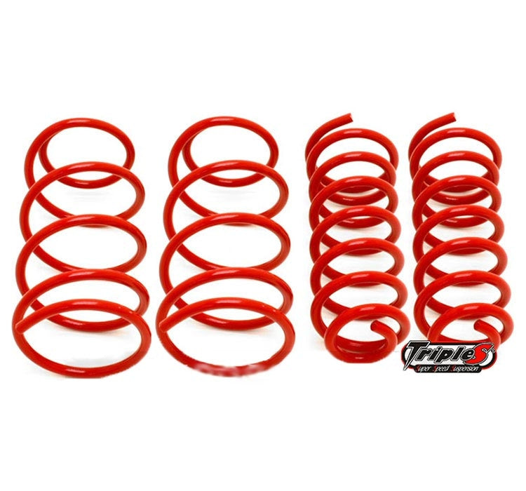 Triple-S verlagingsveren Audi A3 8V Hatchback 1.8 TFSI/ 2.0 TFSI/ 1.6 TDI/ 2.0 TDI vanaf 2012 - 40mm